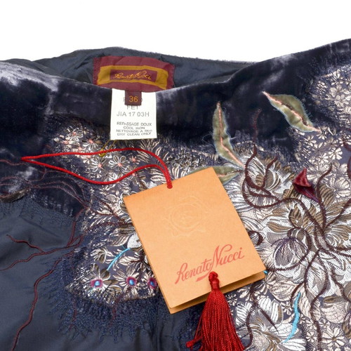 Y2K silk trousers Renato Nucci new with embroidery