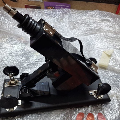 Sex machine with five attachments for beginners and advanced users