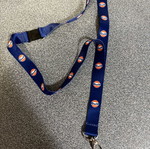 Keychain new, blue and orange