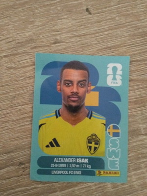 Alexander Isak Panini FIFA 365 sticker