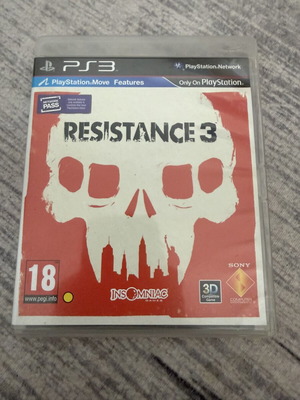 Resistance 3 PS3 game like new, complete