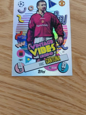 Eric Cantona vintage vibes legend topps match attax ucc 2024