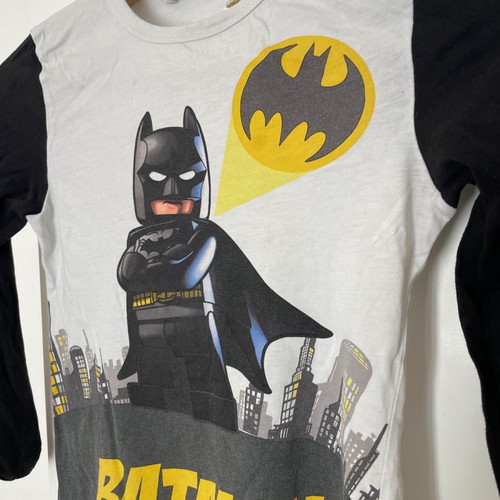 Lego Batman long-sleeve shirt used, grey, size 122 cm