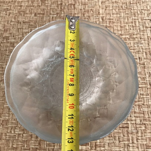 Dessert plates used, set of 6 with scratches
