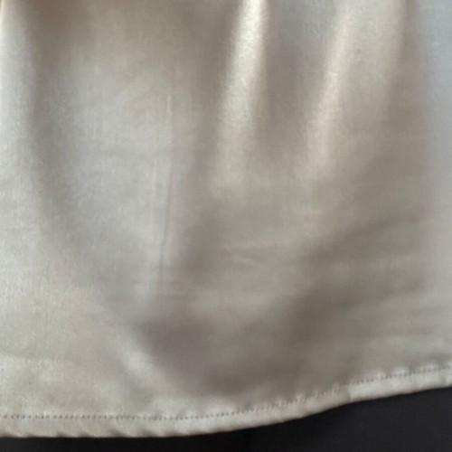 Vans satin loose sleeveless blouse like new, gray, size S