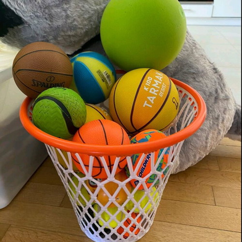 Basketball hoop 2.5 meters with basket and balls