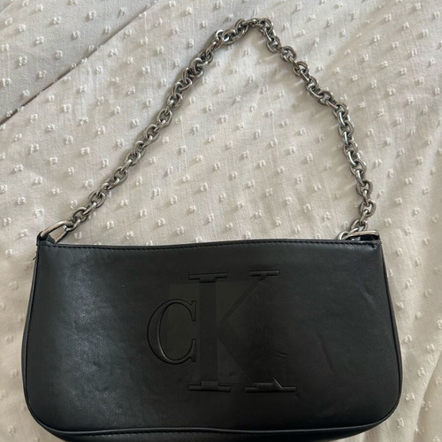 Calvin Klein shoulder bag used, black