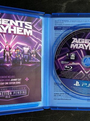 Agents Mayhem PS4 game like new with DLC code