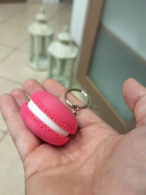 Macaron Clicker 3D Printed Keychain new