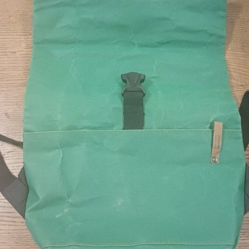 Voodoo Paperbag Green Vegan Backpack like new