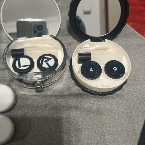 Contact lens cases like new, all together