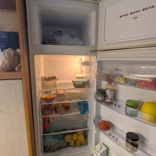 Whirlpool refrigerator used, dimensions 54x54x140 cm