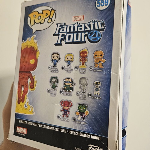 Human Torch Funko Pop #559 used with box
