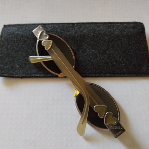 Moschino Vintage Sunglasses M 3029-S Like New, Gunmetal Beige