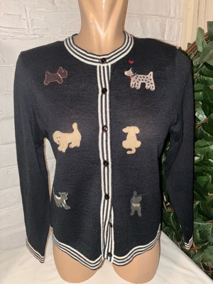 Calabaza Japanese Black Cardigan like new M