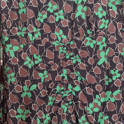 Mango floral print dress like new, green, size XS