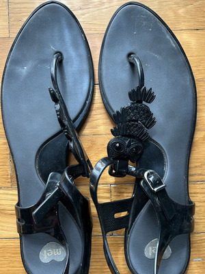 Melissa sandals used, size 40, black