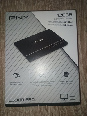 Ssd PNY 120GB καινούργιος, σφραγισμένος