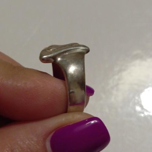 Silver ring 925 like new, size 55-56