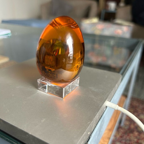 Baccarat egg used in good condition