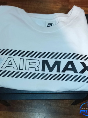 Nike Air Max T-shirt σαν καινούργιο, άσπρο, μεγέθη M L