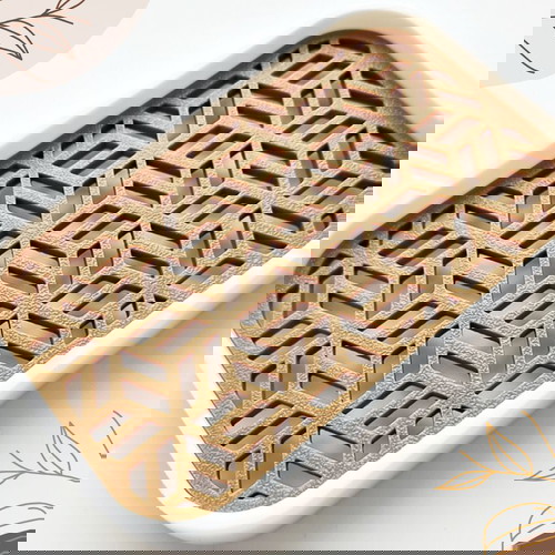 Oval Soap Dish θήκη σαπουνιού καινούργια modern design με σχαράκι αποστράγγισης