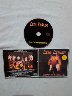 Deaf Dealer Keeper Of The Flame & Journey Into Fear CD употребяван, метъл