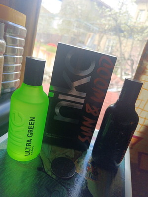 Nike Sun & Wood and Ultra Green eau de toilette set like new, 2 x 100 ml