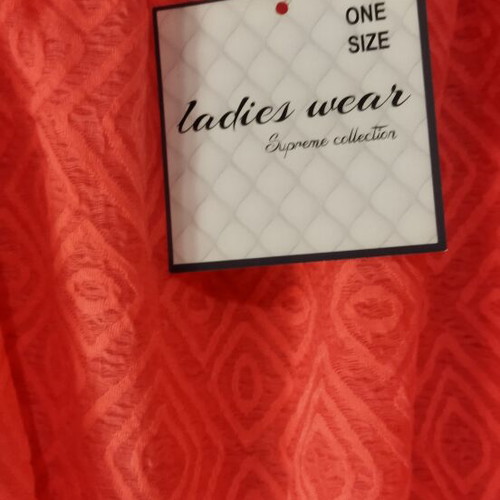 One Size Orange Beach Romper new with tag