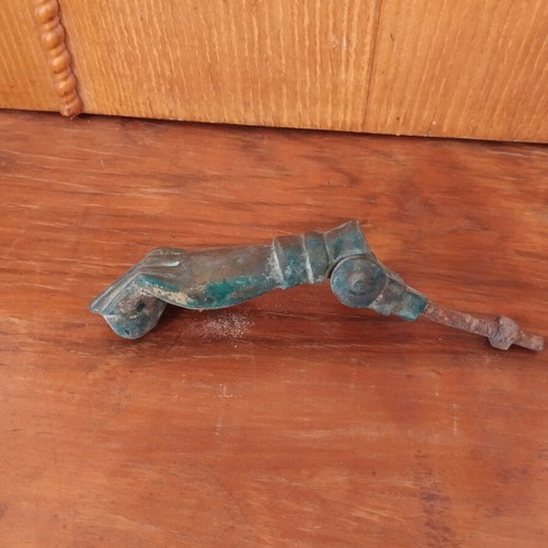 Metal door handle