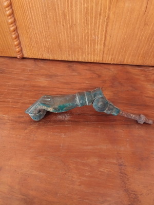 Metal door handle