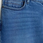 Τζιν slim fit Premium Jean μεσαίο ξέβαμμα μπλε μέγεθος 42 καινούργιο