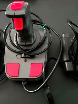 Joystick 9 pins used, pack of 3, with suction cups and microswitches