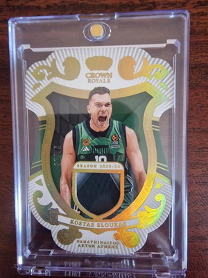 Παναθηναικός Euroleague Panini Crown Royale HuaE88 Kostas Sloukas Coat of Arms Patch 24/25