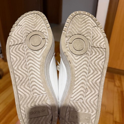 Adidas sneakers used, size 37.5, white