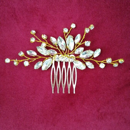 Hair Comb with Crystals new