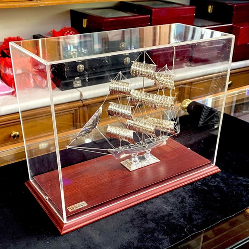 Silver 925 handmade Cutty Sark ship new