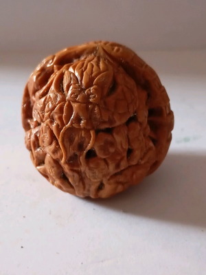 Carved walnut used with Chinese handmade Buddhist monk design