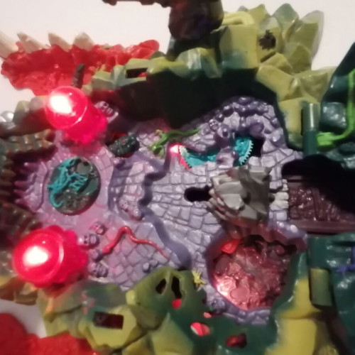 Mighty Max Storms Dragon Island used, missing figures and accessories