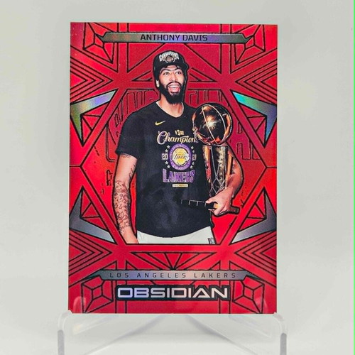 Κάρτα Panini Obsidian Anthony Davis Red Flood σαν καινούργιο