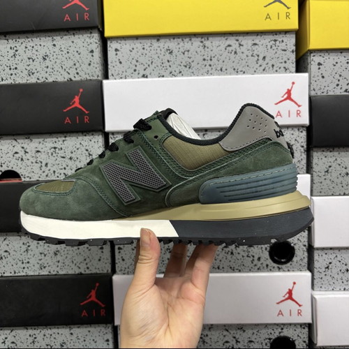 New Balance x Stone Island 574 sneakers, green