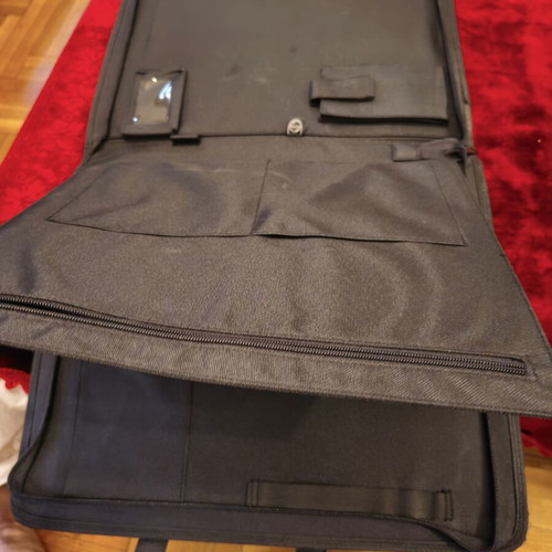 Philips professional slim conference folder bag, black