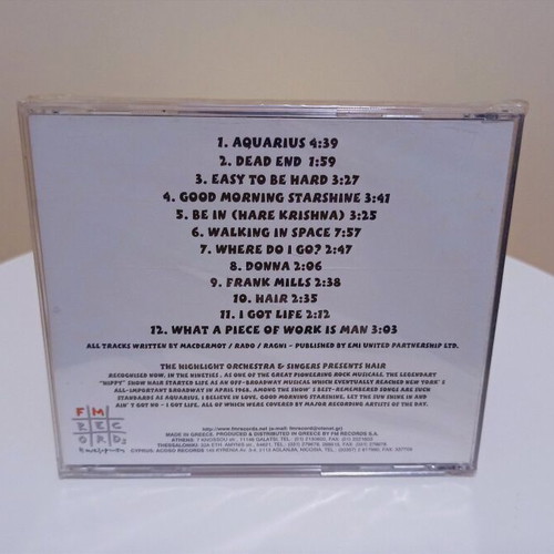CD The Broadway Collection: HAIR new, sealed