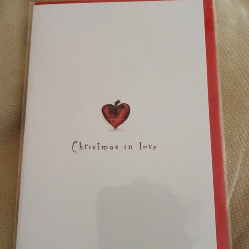 Christmas in Love Christmas Card by Legami new