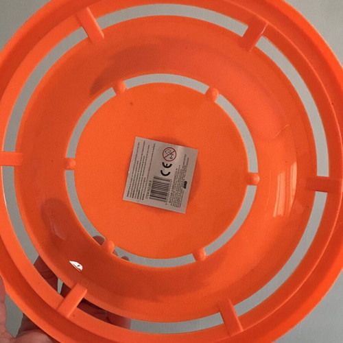 Flying Disc frisbee new, bright orange plastic