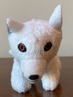 Arctic Fox collectible figure 2018 McDonald's National Geographic Kids used