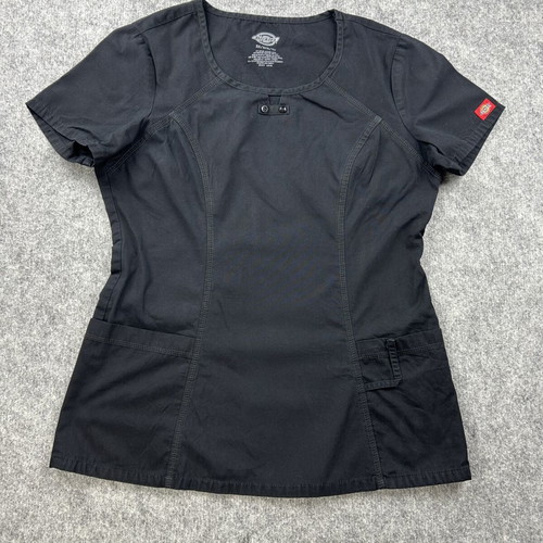 Dickies women's medical blouse XS black light T-shirt used