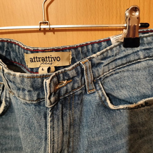 Attrattivo light flare jeans large, like new, blue