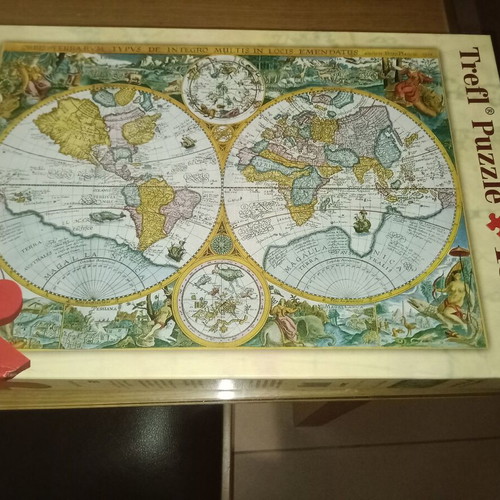 Trefl Puzzle World Atlas 1500 Pieces New