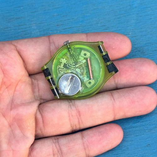Swatch GN105 Rush For Heaven 1989 vintage watch used, no strap